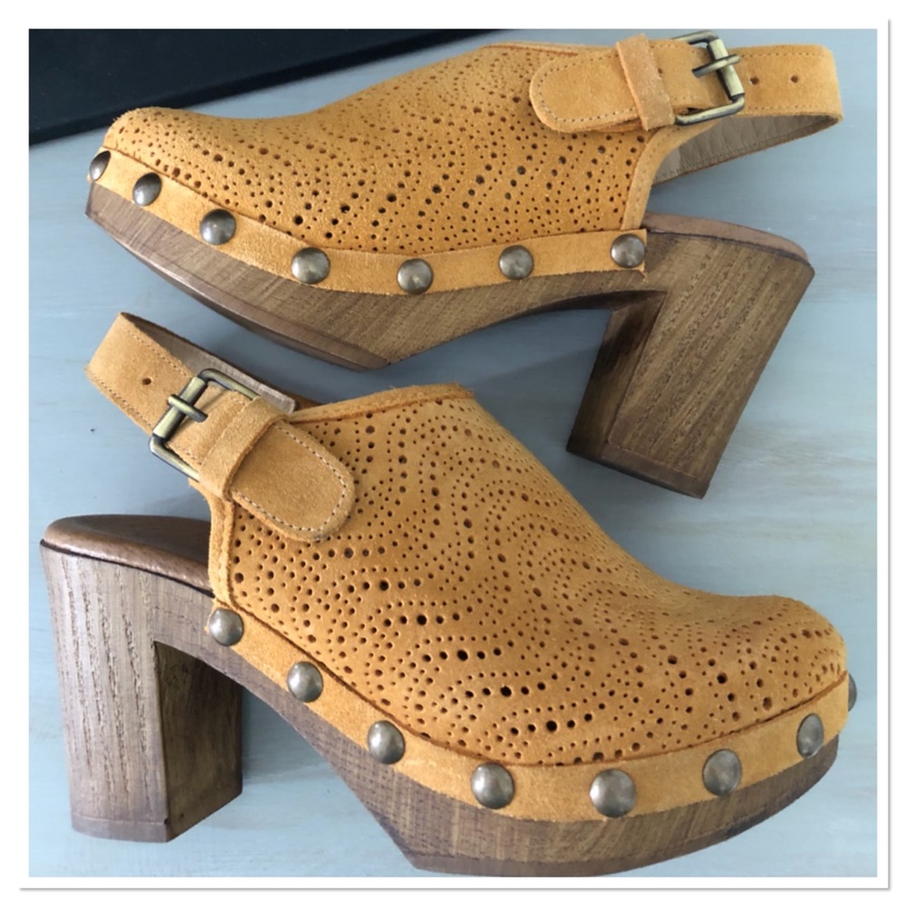 Eric Michael Suede Mule Closed Toe - image 4